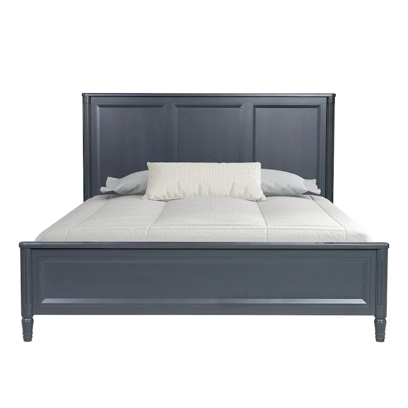 Furniture of America Arlena Classic Modern Solid Wood Panel Bed