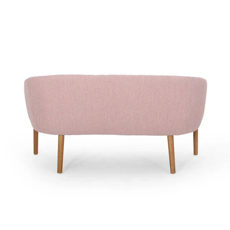 Galena Mid-century Modern Glam Loveseat by Christopher Knight Home