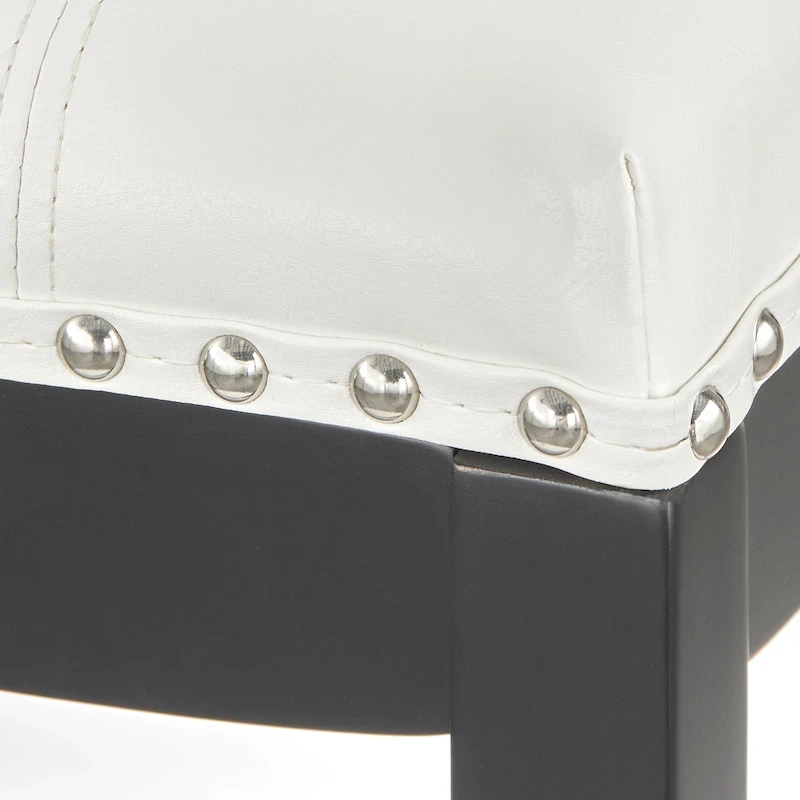 Simple Living Lonnie 24-inch Padded Counter Height Saddle Stools (Set of 2)