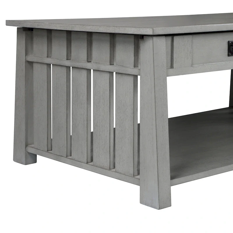 DH BASIC Mission 46-inch Wood Lift Top Coffee Table