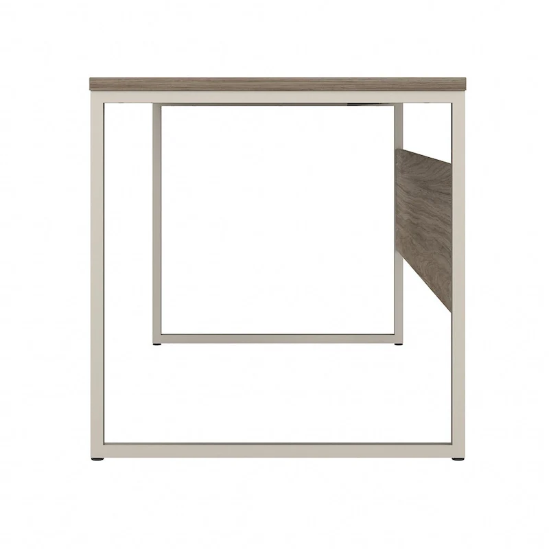 Computer Desk with Metal Legs and Wire Management