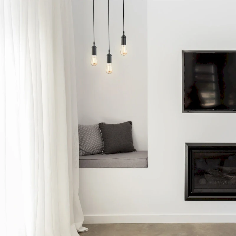 60W Equivalent(2150K) Vintage Edison ST19 Dimmable LED Bulb,4-Pk - Amber