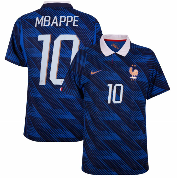 France Aero-Fit Match Home Mbappe 10 Jersey 2026-2027