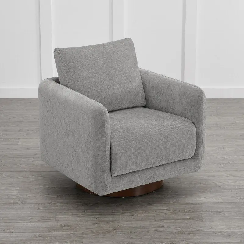 Rebecca Swivel Accent Chair Armchair with Back Cushion