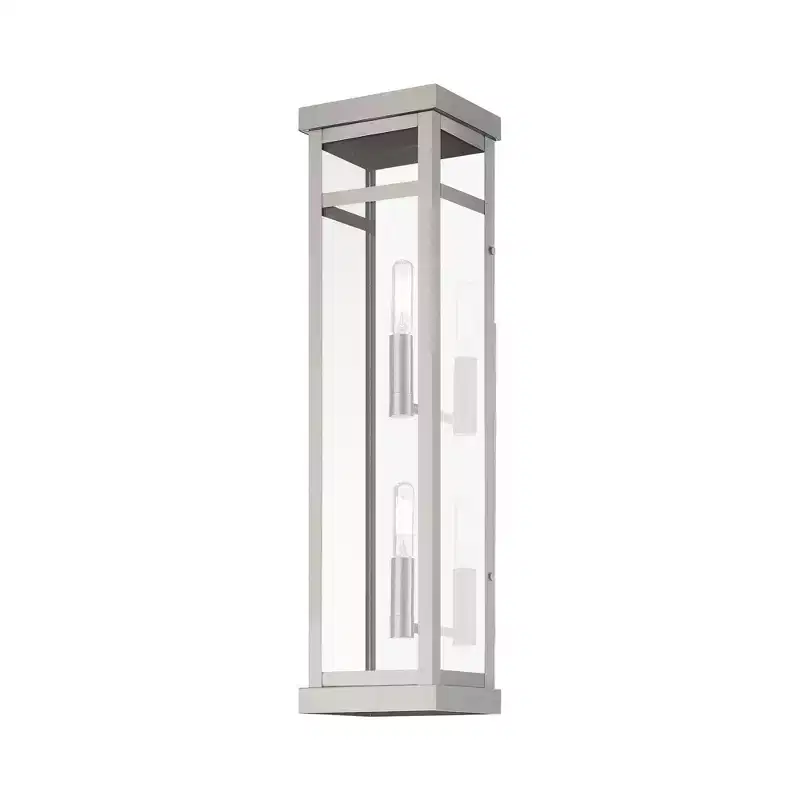 Livex Lighting Hopewell 2 - Light Wall Light in Brushed Nickel
