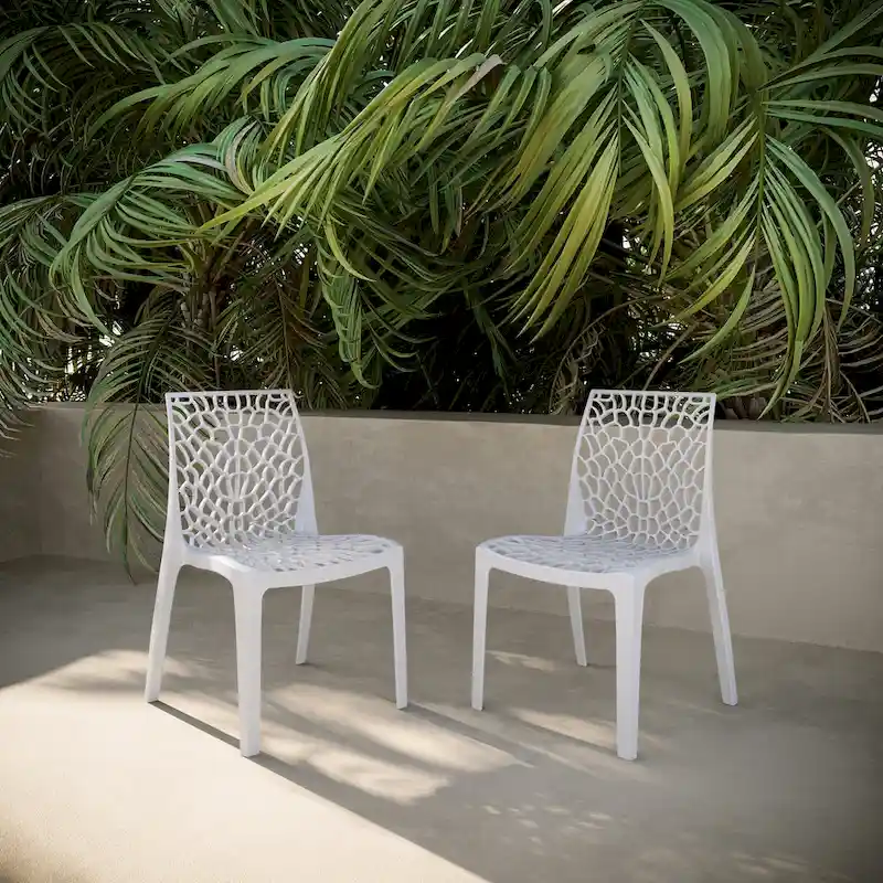 Karissa set of Two Outdoor Patio Dining Chairs