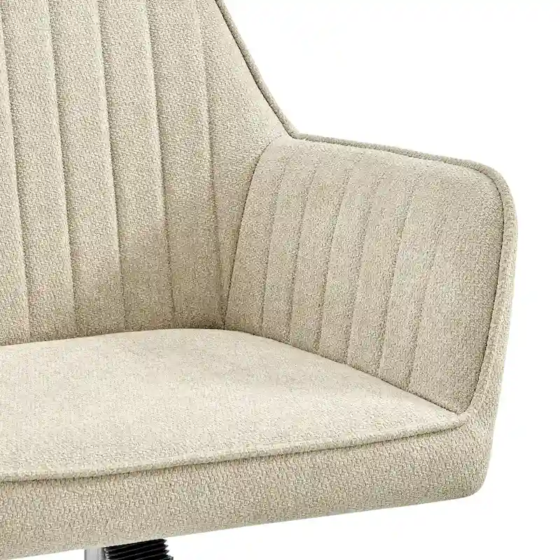 Swivel Office Chair with Adjustable Height and Caster Wheels