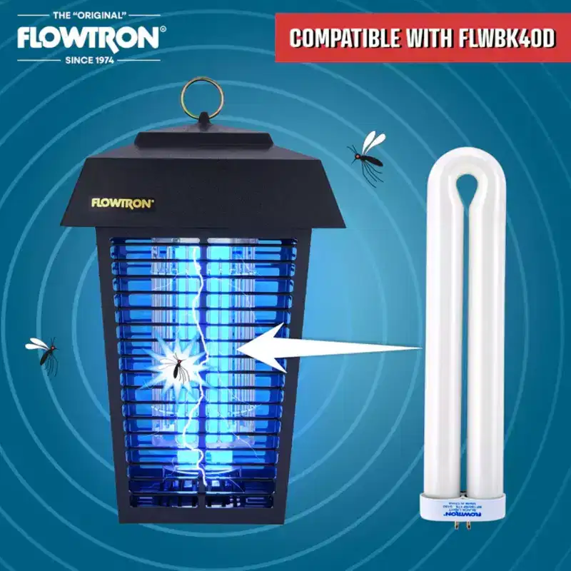 Flowtron BF-220, 40W Replacement UV Bulb for BK80-CCN and FLW15060, effective insect control