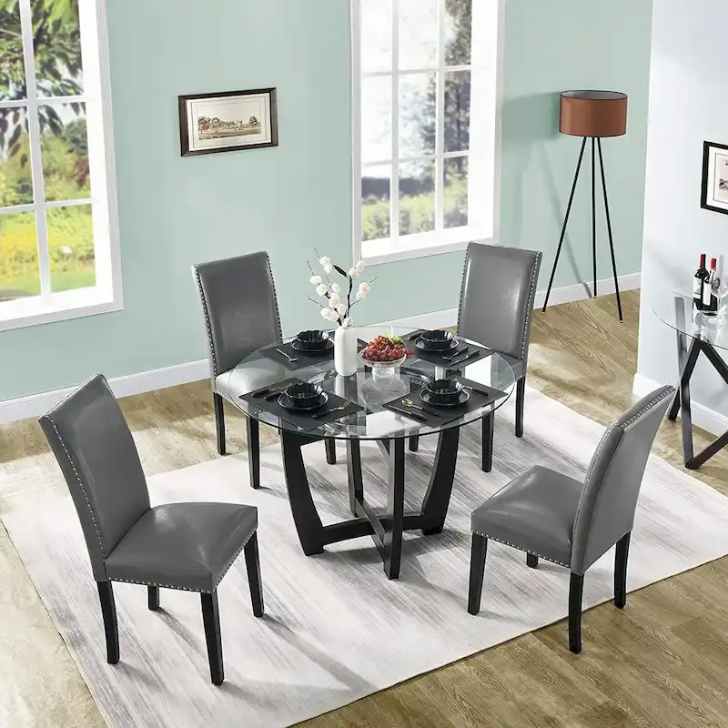 Faux Leather Dining Chair