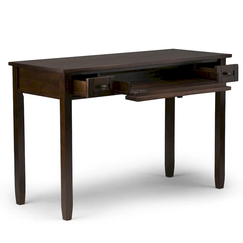 Solid wood transition style desk