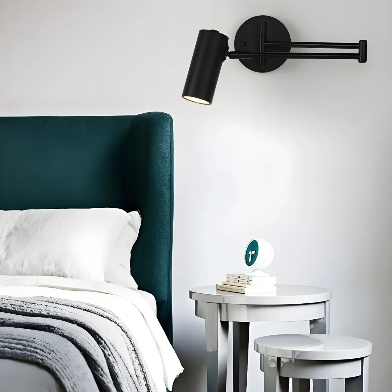 Modern Gold Simple Swing Arm Wall Light