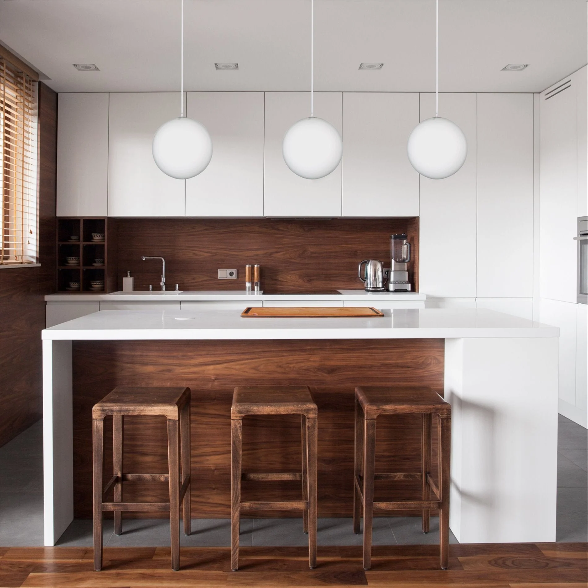 Ceres 12 Mid-Century Modern Hanging Orb Pendant Light