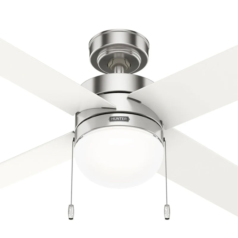 Hunter 52  Timpani Ceiling Fan w/ LED Light, Pull Chain