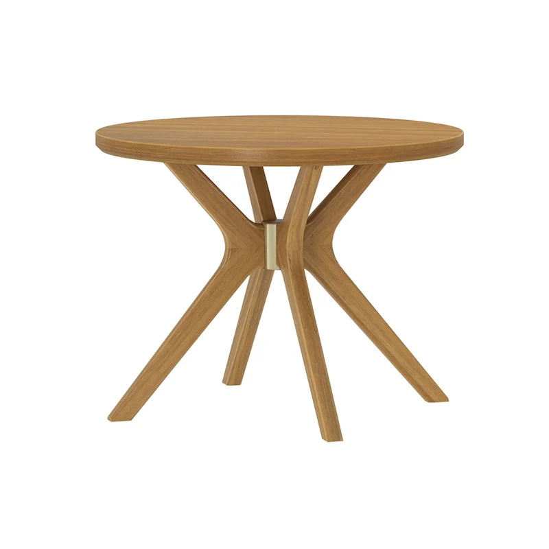 Plank and Beam Verso Cross Leg Round Dining Table - 38