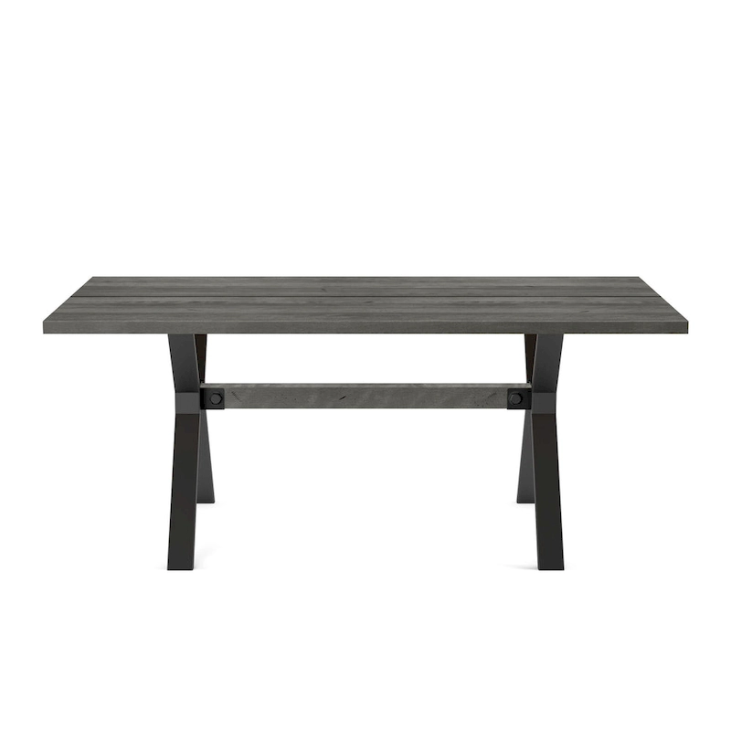 Amisco Leonie Wood Table and Snyder Chairs 7-Pieces Dining Set