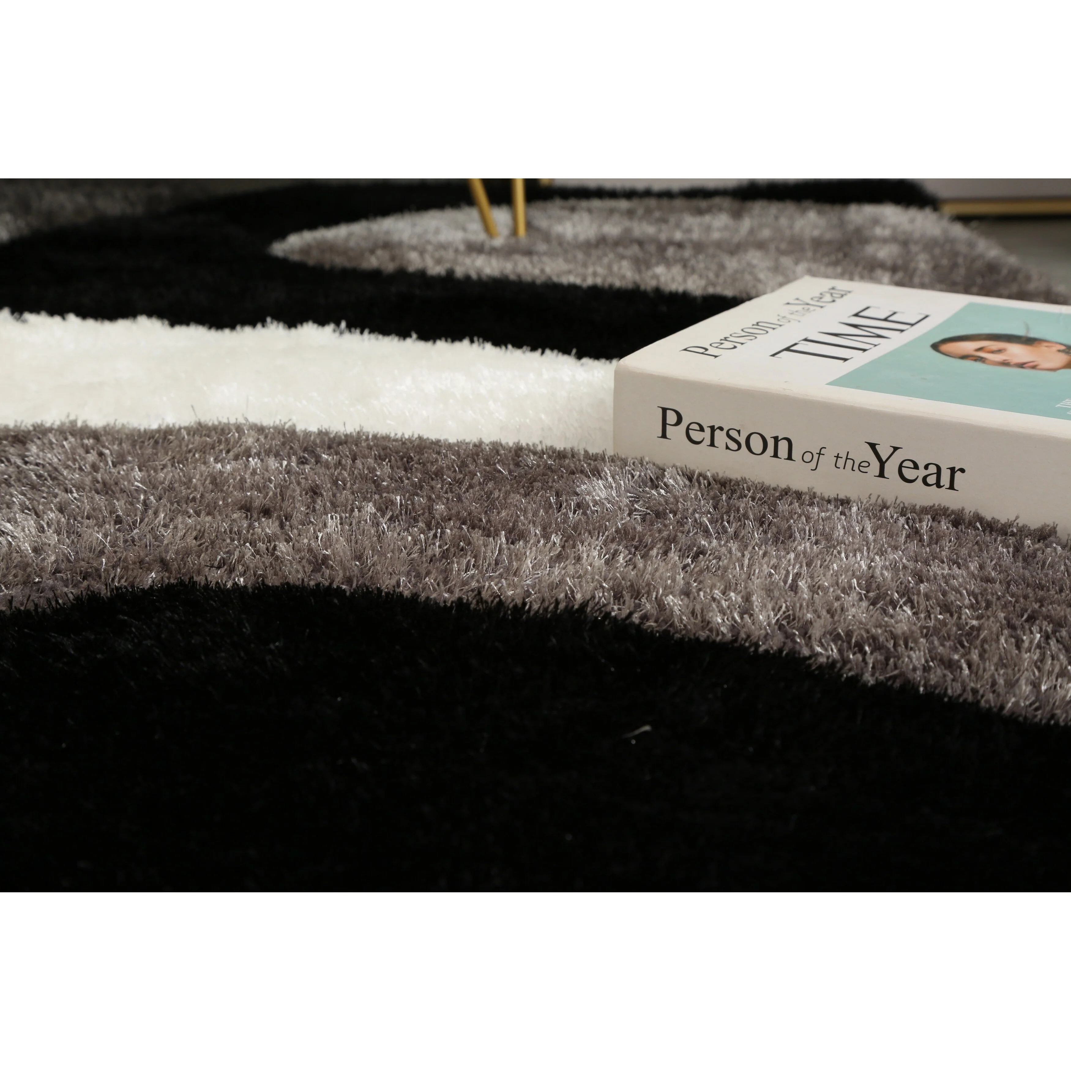 Mateos Shag Abstract Designed Area Rug