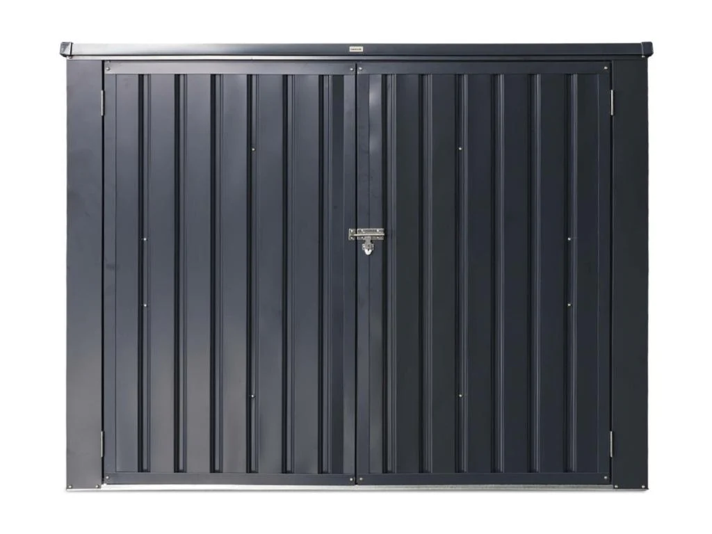 Cache Poubelle Double - Gris anthracite