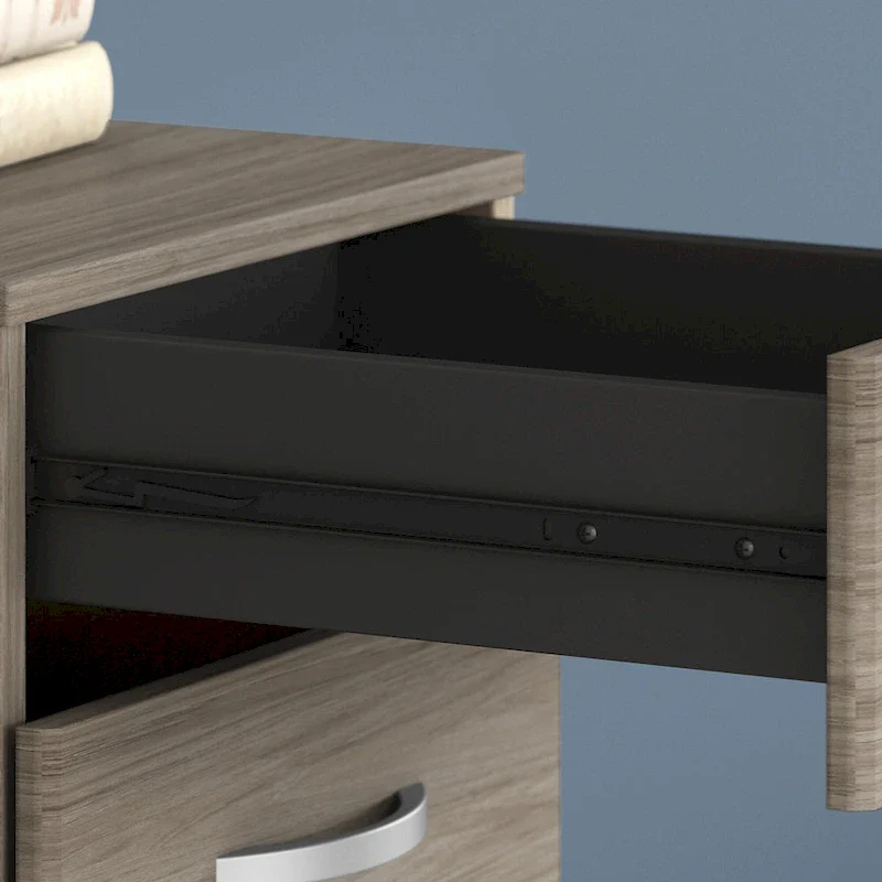 Hybrid 3 Drawer Mobile File Cabinet