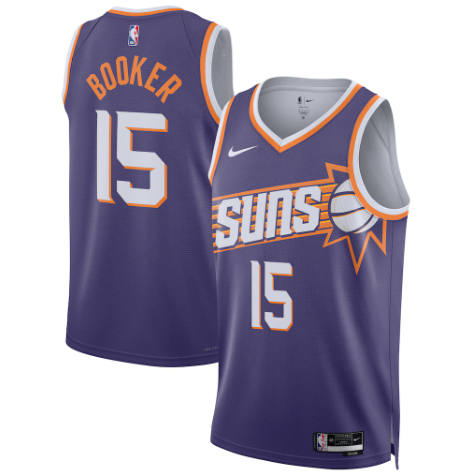 Unisex Phoenix Suns Devin Booker Purple Swingman Player Jersey - Icon Edition