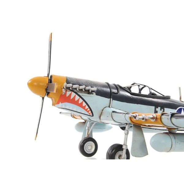 1943 Grey Mustang P51 1:40 Model Fighter Plane