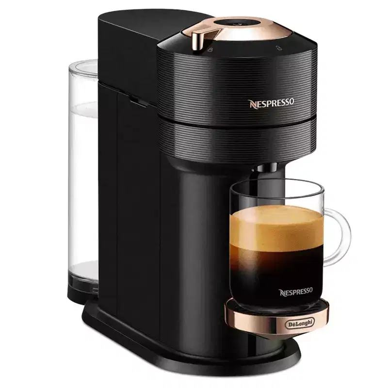 Nespresso Vertuo Next Coffee and Espresso Machine by De'Longhi, Black with Rose
