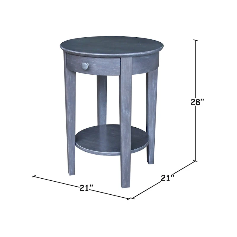 Solid Parawood Philips Accent Table