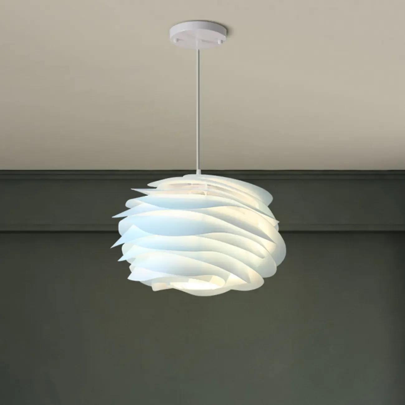 Modern Bedroom LED Pendant light with Adjustable Length