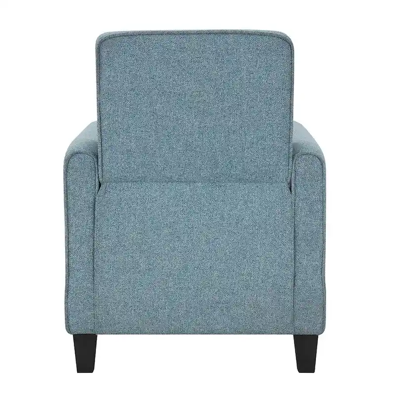 Traditional Fabric Recliner Chair with Footrest - 36.5