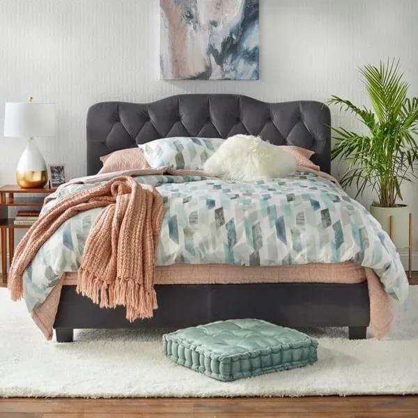 Simple Living Tessa Upholstered Bed