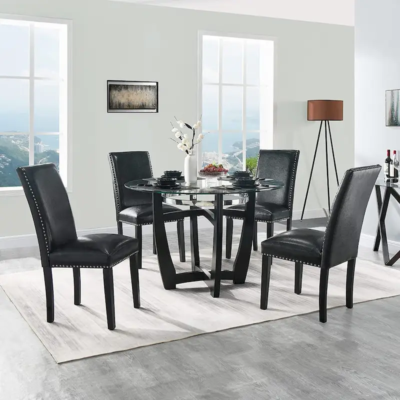 Faux Leather Dining Chair