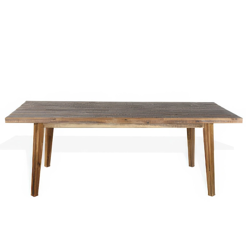 Kerry Dining Table, Light Brown Acacia Wood, Rectangular 86 Inch Top