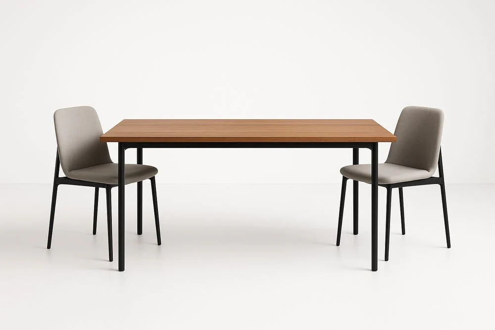 Table - Marron/Gris/Noir