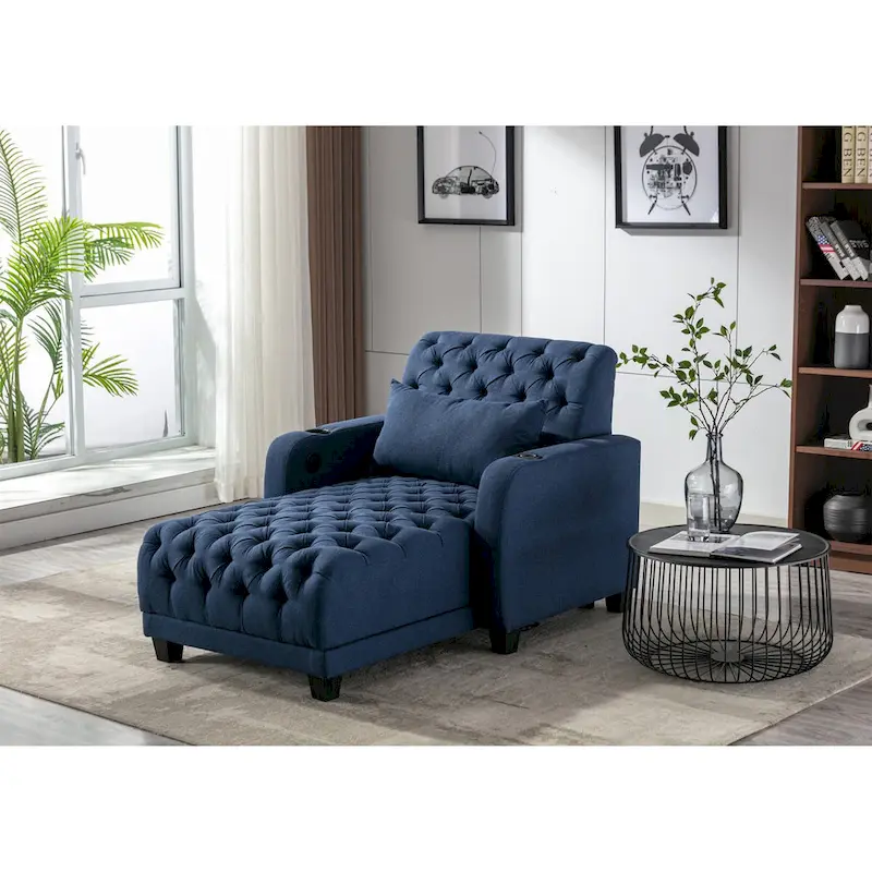 Green / Dark Grey / Brown / Beige / Yellow / Navy Barrel Accent Chair, Single Seat