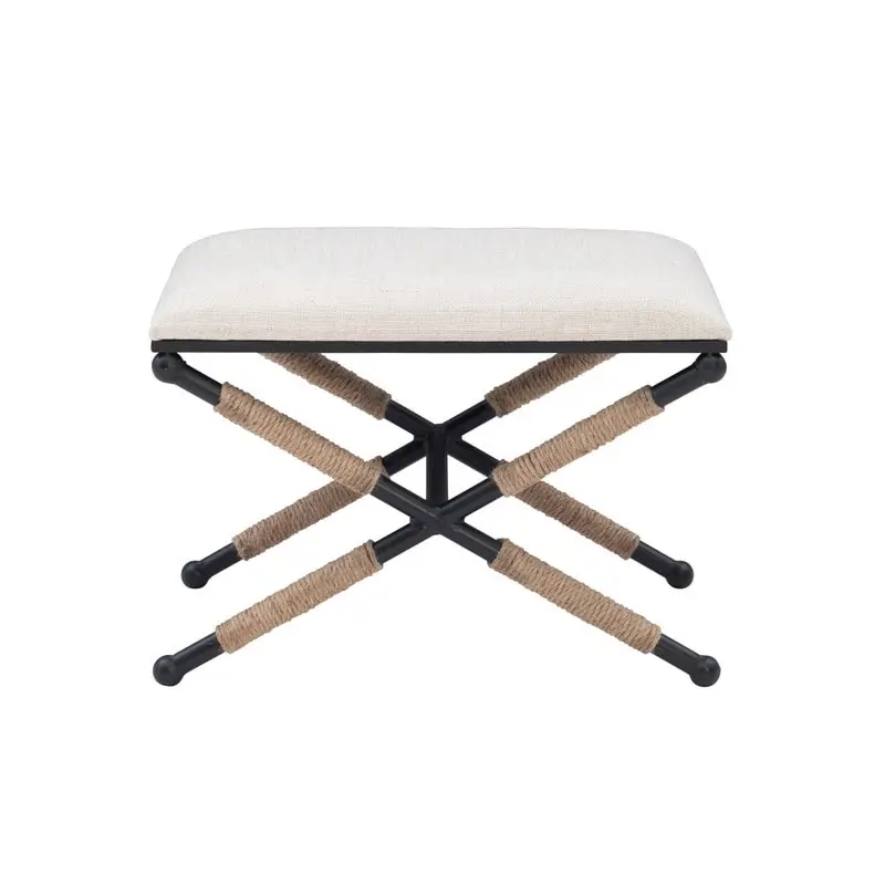 Ella Boho Campaign Accent Stool