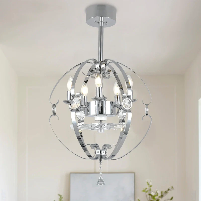 Bella Depot Modern Ceiling Fan 6-speed Reversible Motor with Remote and Light Kit - 20