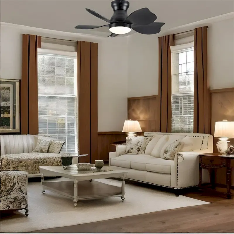 30 Kid's Ceiling Fan Lighting with Remote Control and ABS Blade