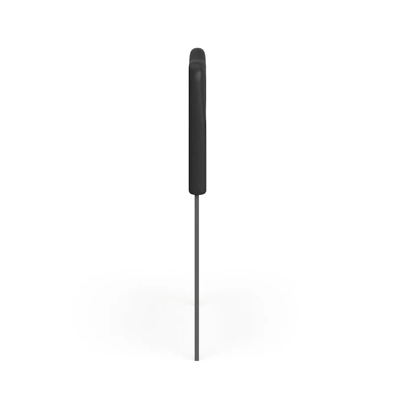 Silver Orchid Bow Full Vinyl Headboard