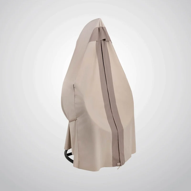 Modern Leisure Monterey Patio Egg Chair Cover, 45 L X 42 W X 75 H, Beige - 45  x 42  x 75