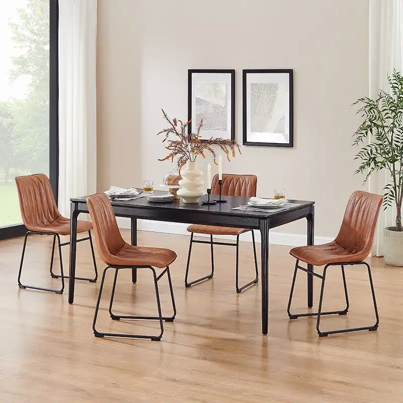 Faux Leather Dining Chair (Set of 2)