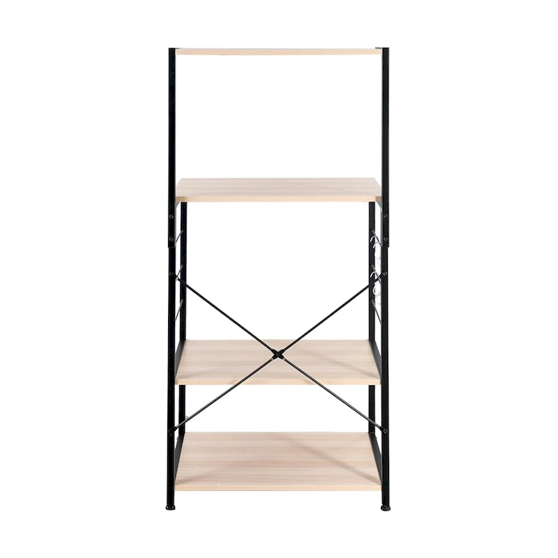 4 Tier Wooden Kitchen Shelf Baker's Rack