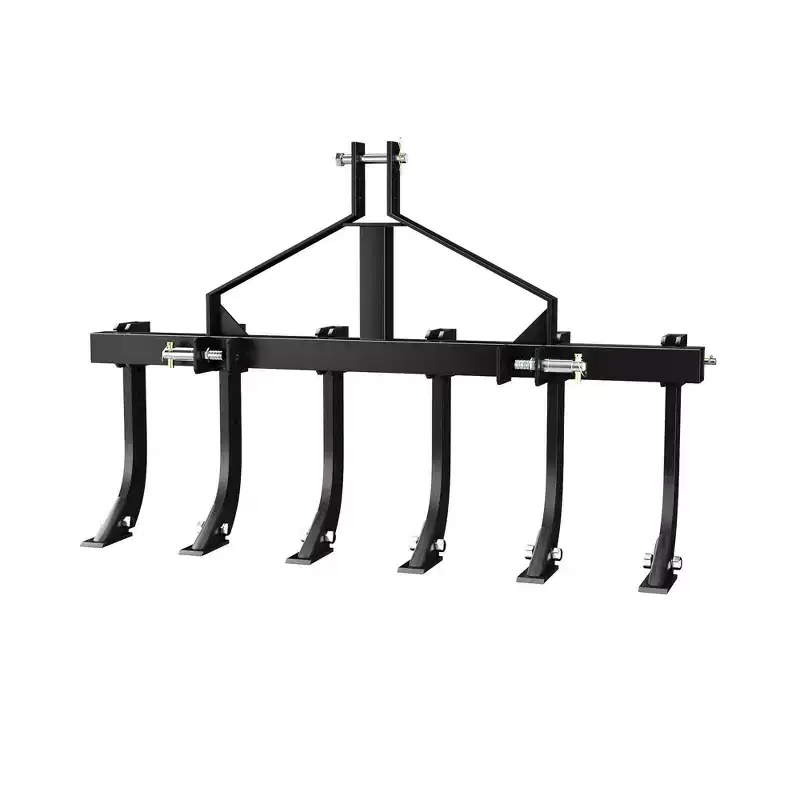 COZONY 48 Detachable Plow Scarifier, 6Shank 3Point Tractor Cultivator Heavy Duty for CAT0 & CAT1 Tractors