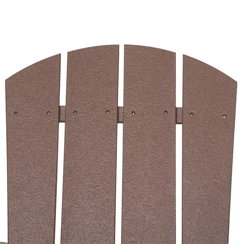 Adirondack Chair,Faux Wood Patio&Fire Pit Chair,Weather Resistant HDPE