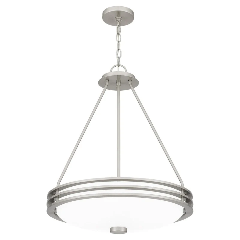 Emile 4-Light Brushed Nickel Modern Pendant