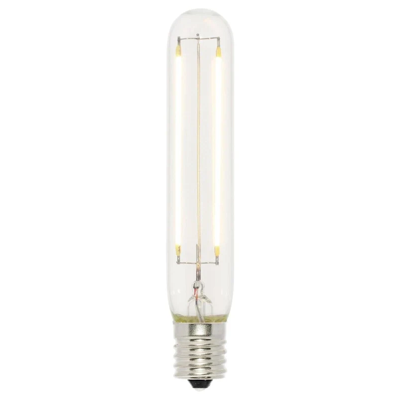Westinghouse Lighting 4-Watt (40-Watt Equivalent) Clear T6.5 Dimmable Filament LED Light Bulb, Intermediate Base