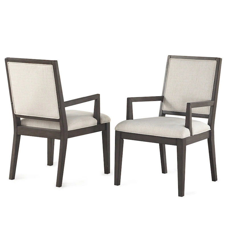 Steve Silver Milano Wooden Arm Chair, Set of 2