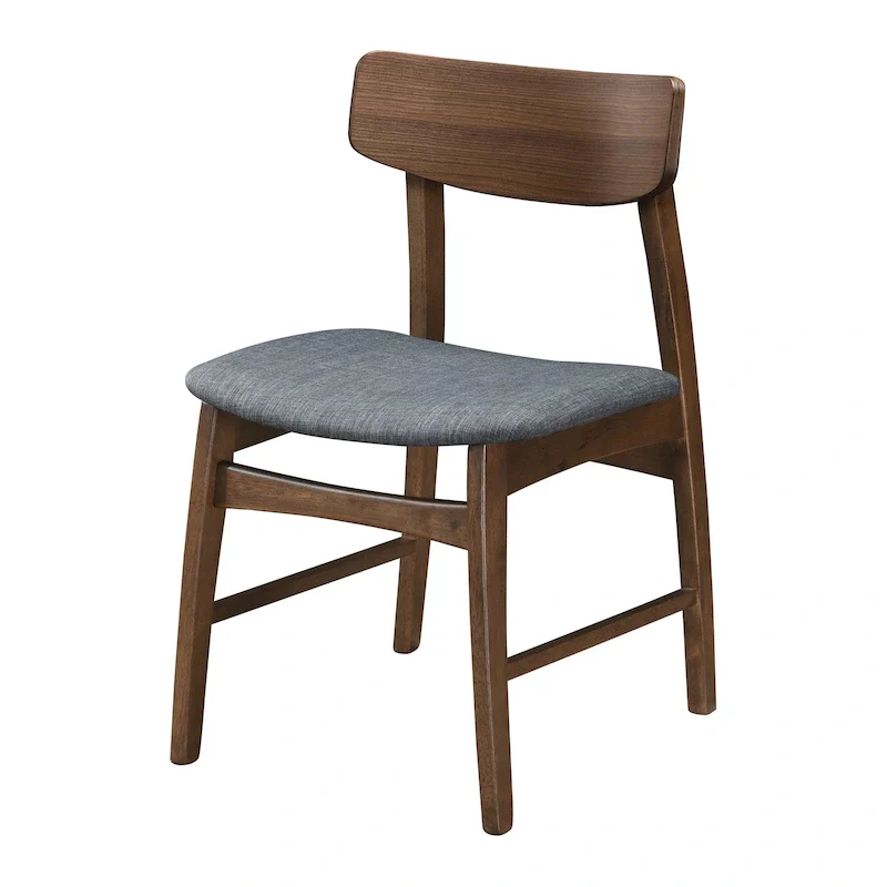 Set of 2 Solid Wood Dining Side Chairs, Sturdy Hardwood Kitchen & Dining Room Chairs