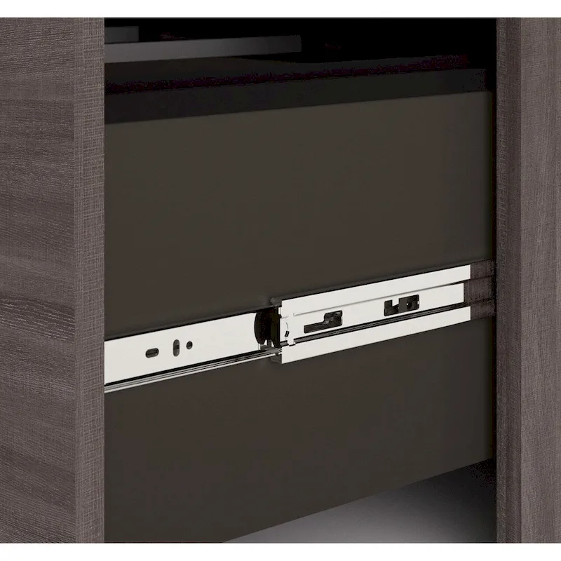 Bestar Dayton Melamine Reversible L-shaped Desk