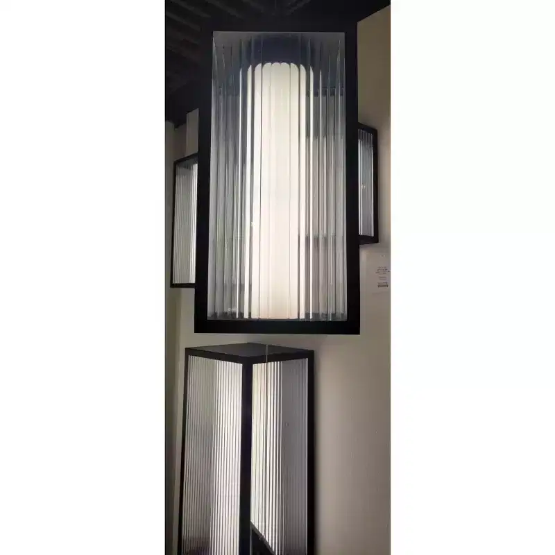 Quorum Lighting Maestro LED Outdoor Wall Mount, 3 Lights, Noir Finish