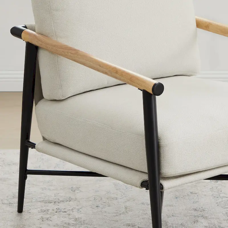 Mid Century Modern Upholstered Accent Chair