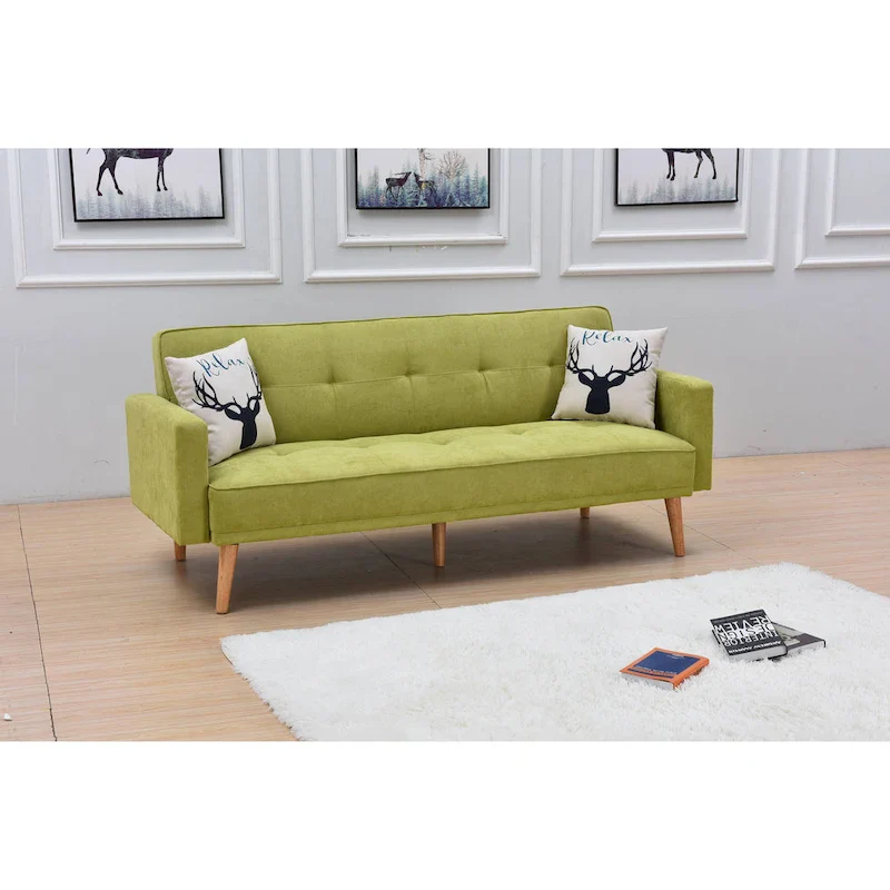 Modern Adjustable 3-position Sleeper Sofa Futon
